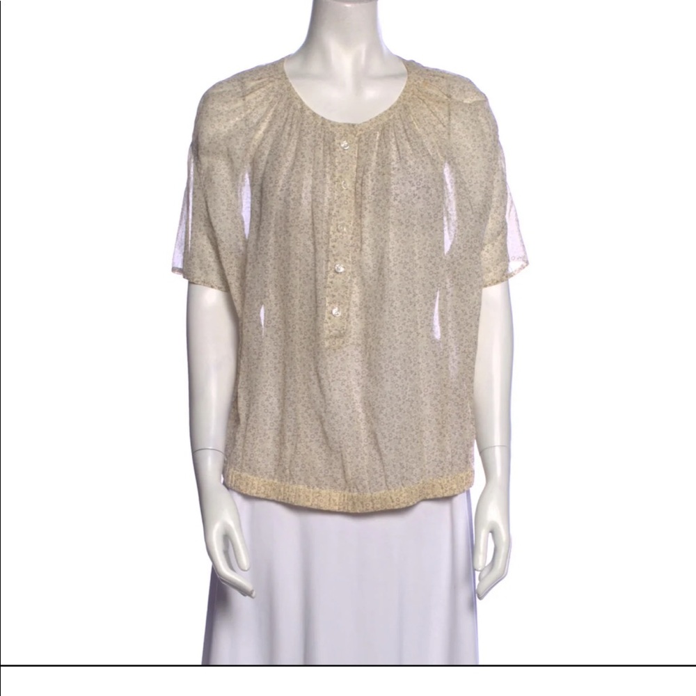 Marc Jacobs scoop neck short sleeve blouse size M/US 8